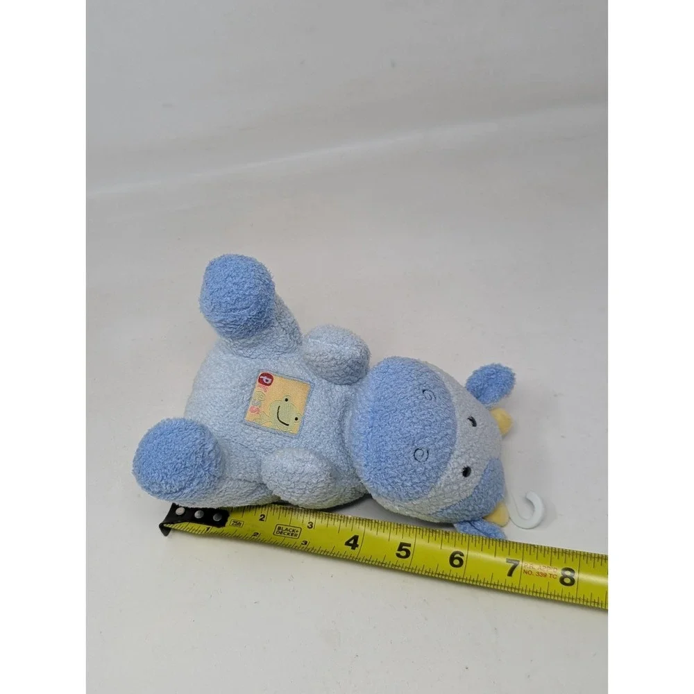 Vintage Carters Prestige Cow Musical Sound Moo Blue‎ Plush Baby Lovey Terry Y2K